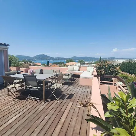Toit-terrasse D'exception Avec Vue A Deux Pas A Pied De St Tropez Apartment